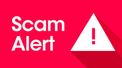 Fraud Alert: Email/Text Message Scam